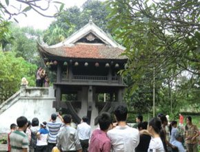 A Temple on one pillar
