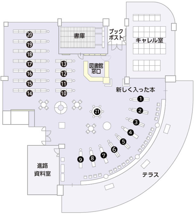 図書館館内図