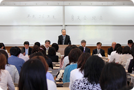 平成26年度「奈良学園育友会総会・進路講演会」を開催しました