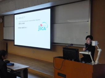 JICA国際協力出前講座を実施（中２）