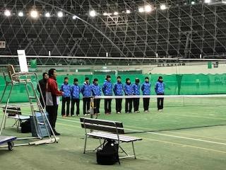 【中学テニス部】２年連続２回目の全国選抜大会出場