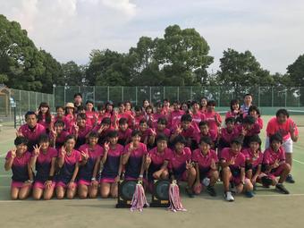 【中学テニス部】奈良県中学校総合体育大会優勝