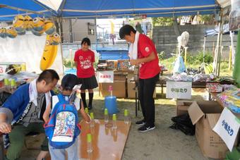 文化祭運営委員が「第４３回やまとの夏祭り」にボランティアとして活動しました。