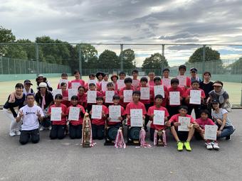 第70回奈良県中学校総合体育大会（中学テニス部）