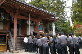 松尾寺で合格祈願を行いました