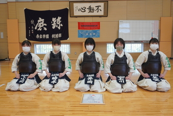 剣道女子団体が近畿高校選抜大会に出場します