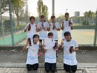 【中学テニス部】令和３年度　近畿私立中学校テニス選手権大会　結果