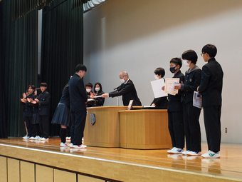 令和5年度 奈良学園中学校卒業式・終業式を行いました