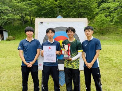 【アーチェリー部】近畿大会・インターハイ出場決定！