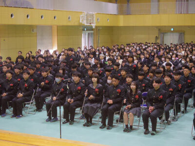 第45回奈良学園高等学校卒業証書授与式を挙行しました