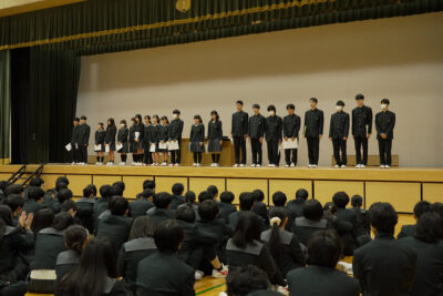 令和7年度奈良学園中学校卒業式・中学校高等学校終了式が執り行われました