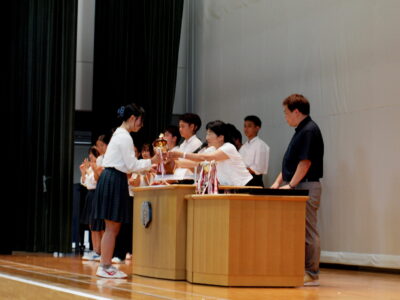 令和8年度一学期終業式を行いました